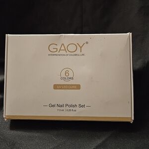6 Color Gaoy Gel Nail Polish Set - UV LED Cure, Pinks
